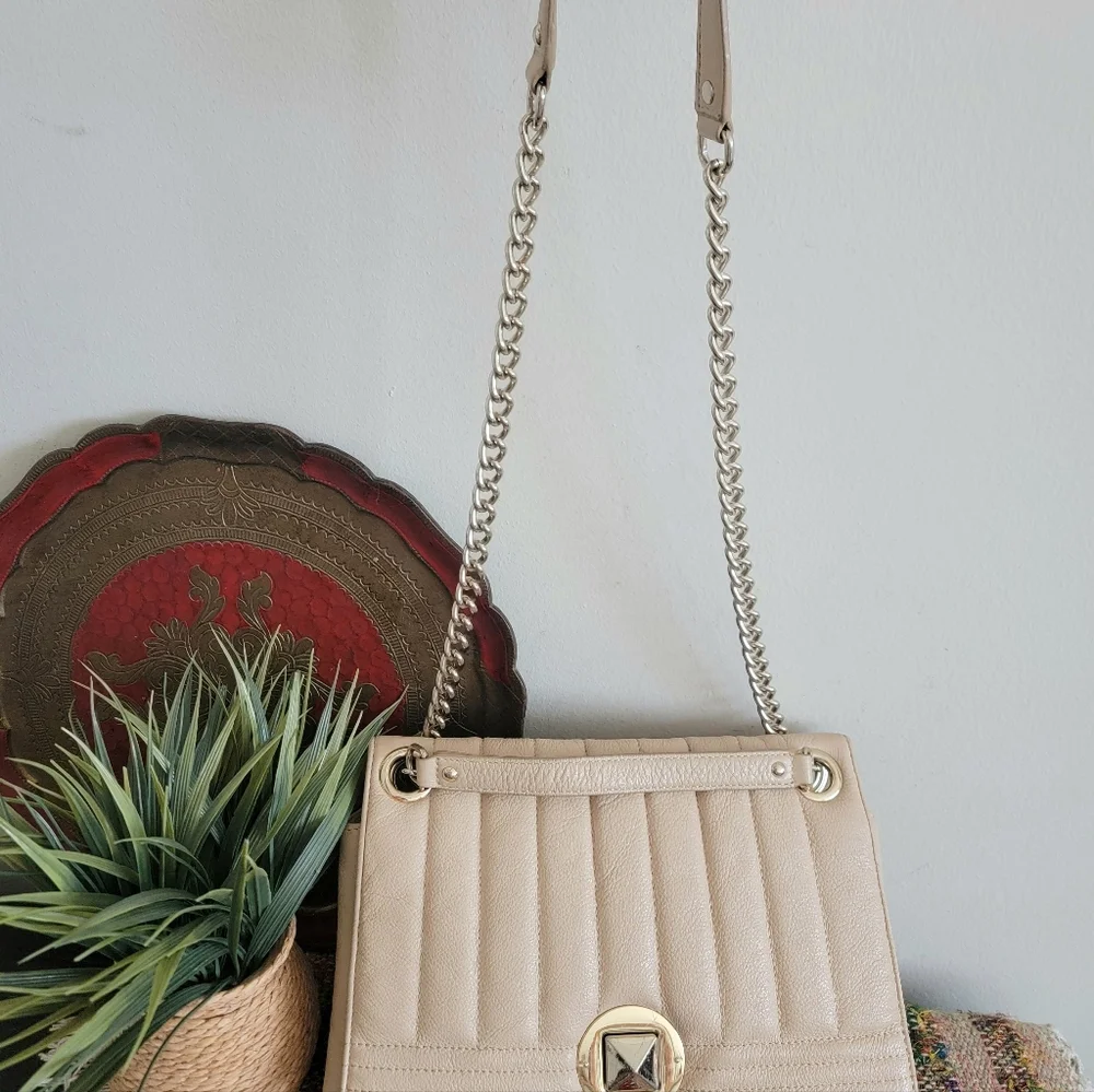 Kate spade Gold Chain Shoulder Bag beige Purse